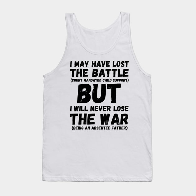 Funny Oddly Specific Absentee Dad Father Tank Top by GrooveGeekPrints